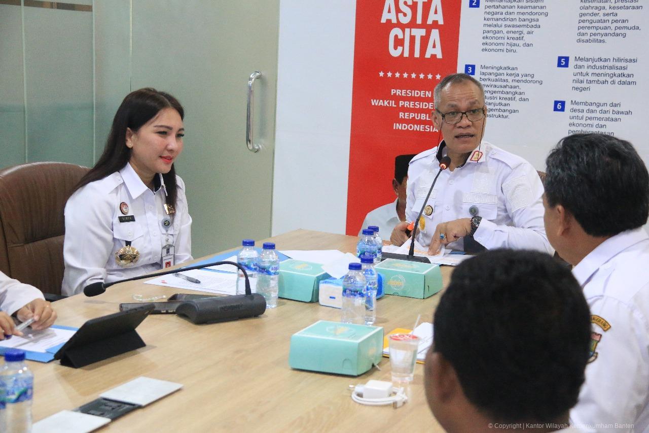 Kemenkum Banten Bahas Raperbub Fasilitasi Permodalan Nelayan Kecil