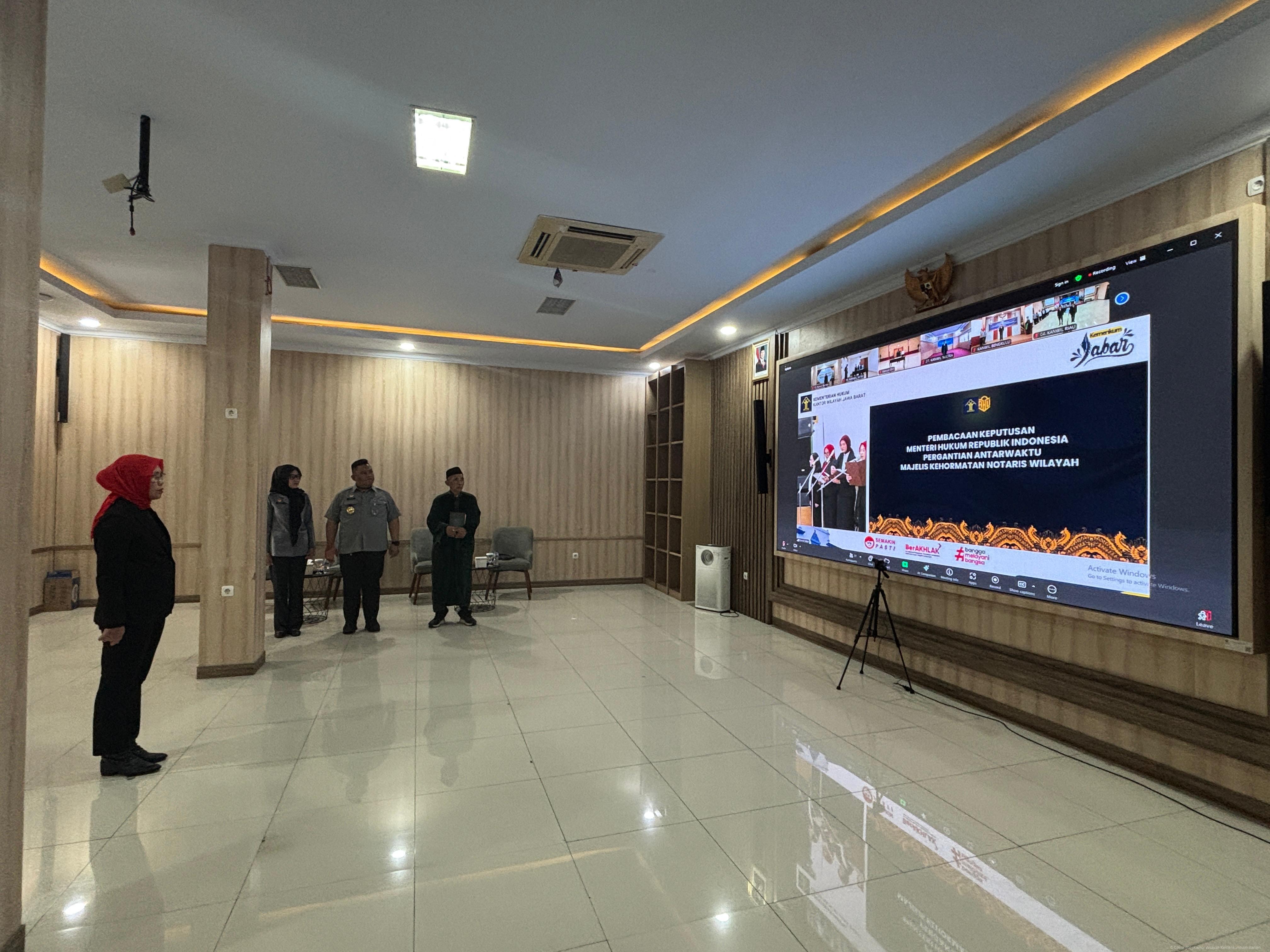 Anggota MPW dan MKNW Susulan Dilantik, Perkuat Pengawasan Notaris