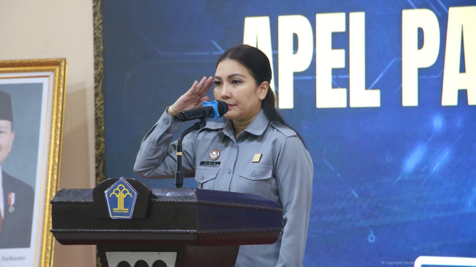 Kadiv P3H Pimpin Apel Pagi, Tekankan Kolaborasi dan Kinerja Pegawai