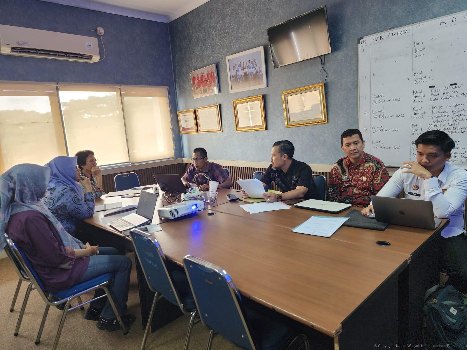 Kemenkum Banten Beri Masukan Teknis Integrasi Pajak Daerah Kota Serang