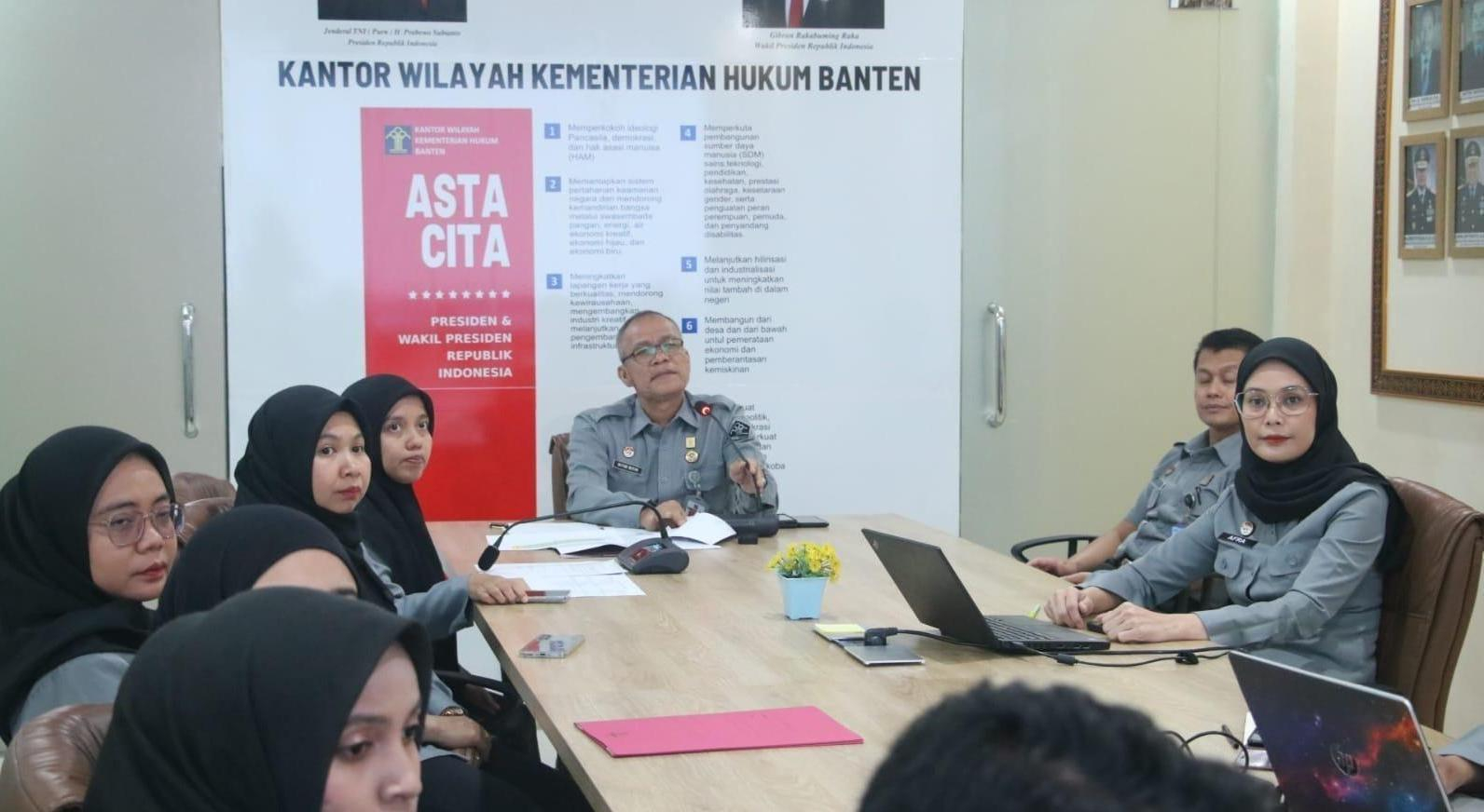 Pacu Kinerja Posbankum, Kakanwil Kemenkum Banten Beri Pembekalan Strategis Arahan Kepala BPHN