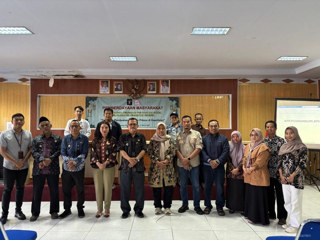 Kemenkum Banten Perkuat Akses Keadilan Melalui 1.551 Posbankum di Banten