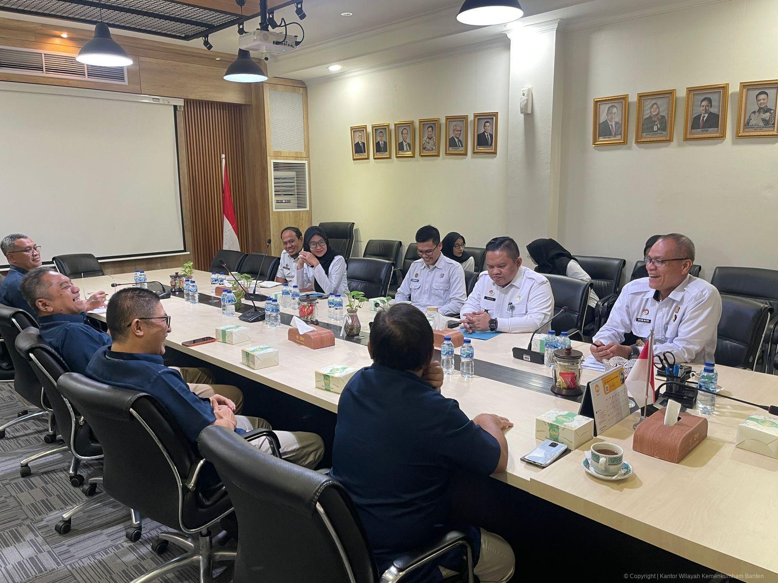 Sinergi Kemenkum Banten-DJP, Integrasikan Layanan Perseroan Perorangan