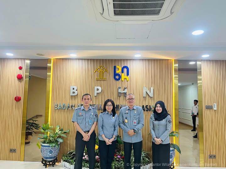 Kakanwil Kemenkum Banten Lakukan Koordinasi Komunikasi Penguatan Posbankum kepada Kepala BPHN