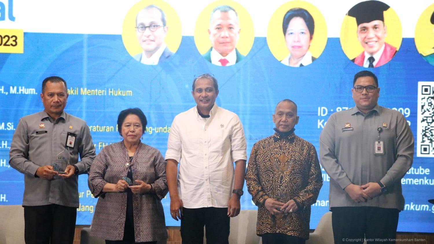 Kanwil Kemenkum Banten Perkuat Pemahaman KUHP Baru Melalui Sosialisasi Nasional Bersama Para Pakar Hukum